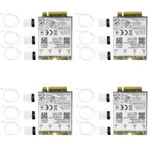 4X T77W968 DW5821E X20 4G LTE Module Cat16 Gigabit 4G Wireless Card for 5420 5424 7424 7400 Laptop+3XAntennas