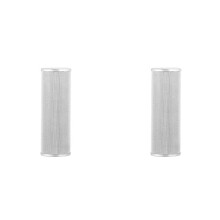 2pcs 10 Inch 304 Stainless Steel Water Purifi Can Be Cleaned and Reused Effectively Removes Impurities 10 Microns