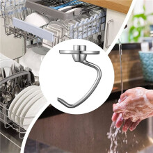 2X Roestvrijstalen Kneedhaakbevestiging voor 4,5-5 Quart Kantelkop Stand Mixer, Vervangende Onderdelen Broodhaken