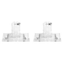 2X Pièces D'Outils pour Machine à Rogner les Bords, Base de Machine à Rogner les Bords, Base de Routeur Épaissie avec Graduations