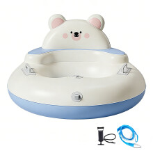 Dikke PVC-sneeuwcirkel met sleeplijn voor-Yunduo Milk Bear-ski