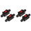 4 Pcs 12V Inline  Waterproof Inline Cord  Waterproof Toggle  with Red Light Rocker Button 1
