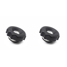 2X Motorcycle Radiator Cap Cover Design Universal 1.1 Bar for