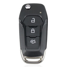 2X Car Remote Key 3 Button 433MHz 49Chip Fit for KA+ Modeo Glaxy S-Max 2014 2015 2016 DS7T-15K601-B