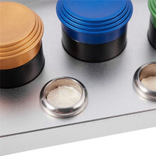 2X Watch Oil Dip Oiler Stand Die Cast 5 Oiler Dishes Cups with Cover Watch Repair Oil Grease Storage Tool for Watchmaker