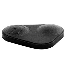 2X Gummi 2-Tasten-Fernbedienung Schlüsselanhänger Pad Cover - YWC000300 für Land / P38 Schwarz