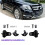 1Pair Front Headlight  Bracket Repair Kit A2048201314 for - GLK-Class X204 13-15  Light Lamp FixedClaw 5