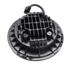 2X Sfondo Nero Fari Un LED da 7 Pollici Fari Rotondi Forniture Automobilistiche Fari Un LED per Pastore