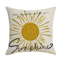 Square Pillowcase Pattern Home Decor Linen Pillow Cases Cushion Covers for Sofa Car Linen Pattern Gift 45X45Cm J