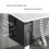 Under Desk CPU Mount Adjustable PC Holder with 360 Rotation, SpaceSaving Mobile Tower Stand 3