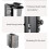 Under Desk CPU Mount Adjustable PC Holder with 360 Rotation, SpaceSaving Mobile Tower Stand 5