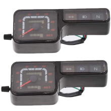 2X Motorcycle LCD Digital Speedometer Tachometer Odometer Gauge for XR250 CRM250 BAJA250
