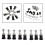 Motorrad-Frontscheinwerfer, Scheinwerfer, Lampenfassung, Nacelle-Muttern-Kit, Passend für 1