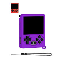 Purple Shockproof Silicone Case for GKD Pixel 2 Console, SoftTouch AntiDrop Protective Cover
