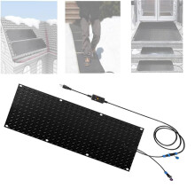 Heated Snow Melting Mat for Stairs and Walkways, Waterproof NonSlip Outdoor Electric Mat 10x30in