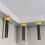 4pcs Leveling Artifact Ceiling Leveling Double-Sided Ruler Equal Height Ruler Gradienter Stick Wall Lay Floor Tiles Tool 6