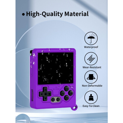 Purple Shockproof Silicone Case for GKD Pixel 2 Console, SoftTouch AntiDrop Protective Cover 2