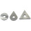 6pcs Carbide Paint Scraper Blades Round, Triangular and Drop Shaped Blades for Removing Paint, Glue,Grout 4