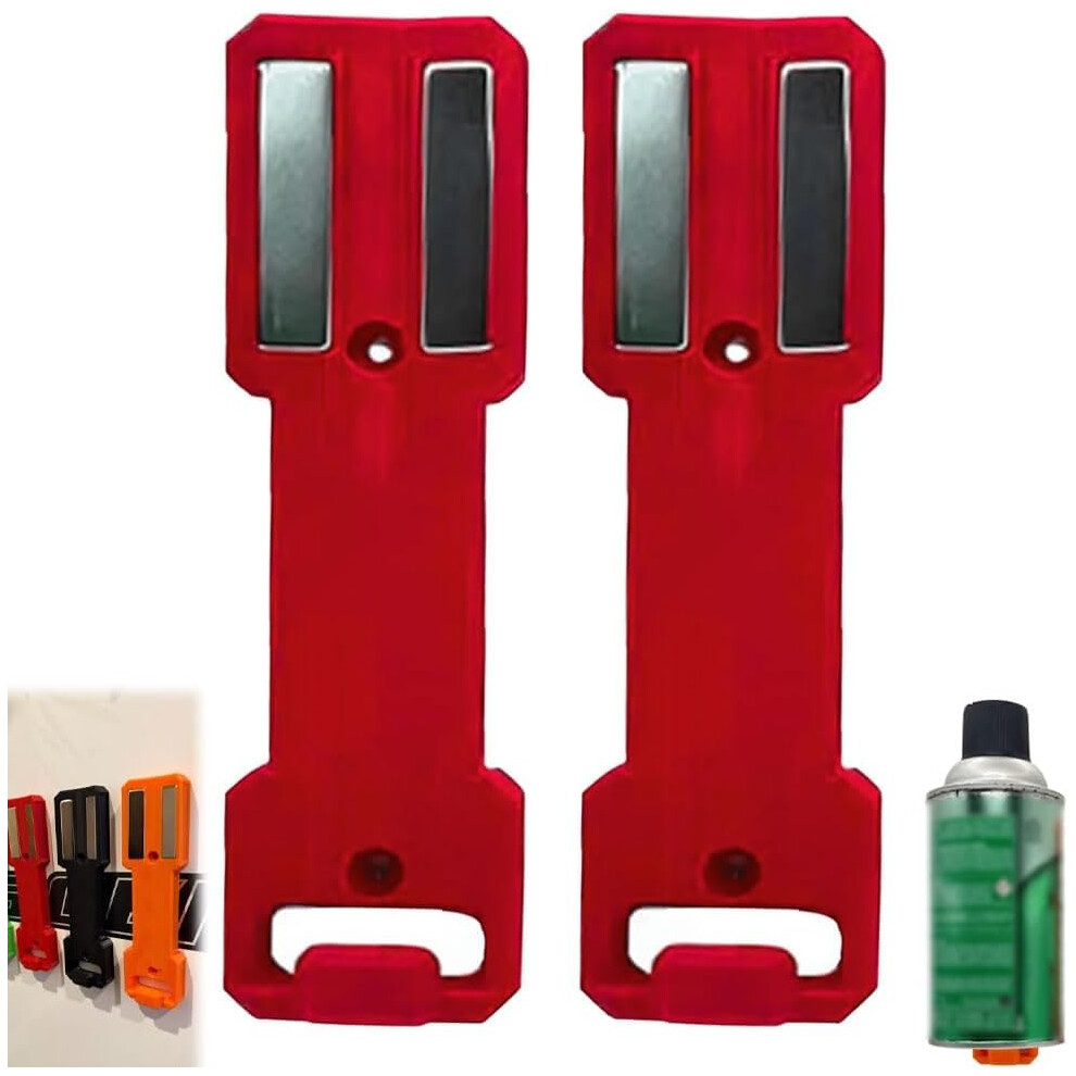 2Pack Magnetic Spray Can Holder With Dual Magnetic Lock, Wall Mounted Aerosol Rack For Garage And Workshop 9771547153214