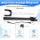 Rubber Boat Motor Bracket Fixing  Adjustable Absorber Ship Outboard Engine Fixing Bracket Hull  Protector Black 7