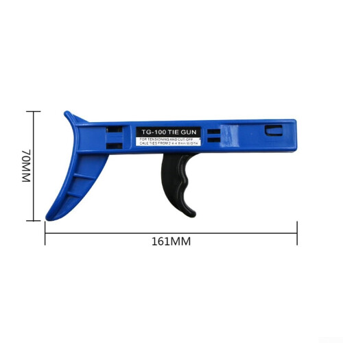 Cable Tie Tensioning Tool with Adjustable Force and Automatic Cutter for 2.4mm4.8mm Ties 1