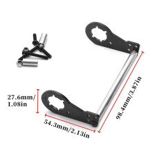 2X RC Achter Aluminium Shock Mount Set voor  CW-01 Chassis Lunchbox RC Auto Upgrade Onderdelen