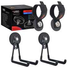 Heavy Duty Magnetic Hooks with Large Capacity for Garage Storage of Tools, Cords, Hoses, RV