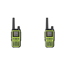 2X Walkie Talkie de Passeio de Carro UV5R com Banda Dupla, Carregamento TIPO C, , Aplicativo, Programa, Walkie Talkie