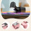 Adjustable Phone Auto Tapper with Silent Operation, Smart Touch Sensor and Fast USB Charging, Pink 4