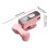 Adjustable Phone Auto Tapper with Silent Operation, Smart Touch Sensor and Fast USB Charging, Pink 5
