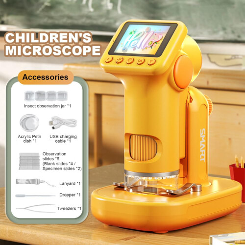 1600X Digital Microscope with 2.0' IPS Screen, WiFi USB Handheld Microscope for Kids Students Collectors 2
