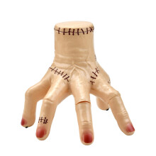 Halloween Crawling Hand with Lights and Music for Haunted House Decor, Realistic Spooky Moving Prop