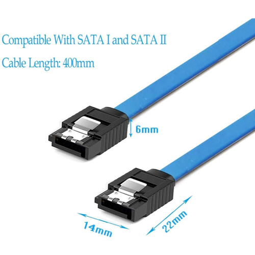 40cm  Data Cable 6.0Gbps  Both Ends Plug in  Serial Hard Disk Cable  3.0 SSD Data Cable 2