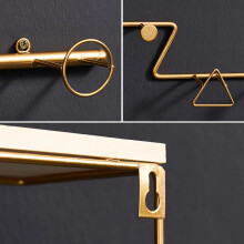 Moderne Kreative Eisen Kunst Aufbewahrung Dekoration Kleider Haken Bekleidungs GeschäFt Wand Wand PersöNlichkeit Kleider StäNder B