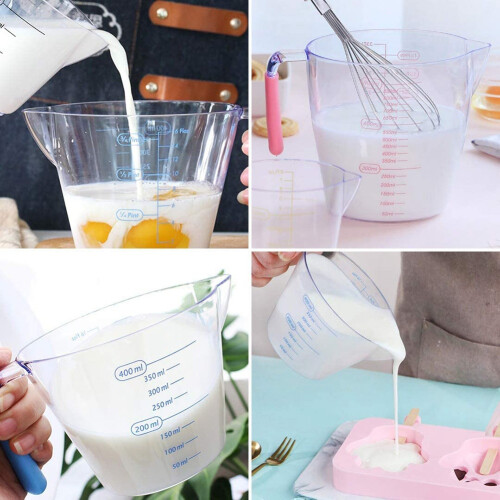Plastic Measuring Cup,Digital Cake Measurements Jug for Baking Cooking Measurements Measuring Jugs