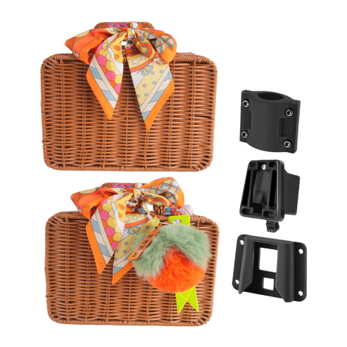 Simulation Vine Bicycles Front-persimmon  Nylon riser. set 1