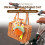 Simulation Vine Bicycles Front-persimmon  Nylon riser. set 5