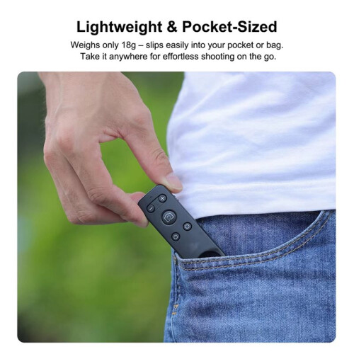 2X Wireless Remote Control with  for Phone,Shutter with Front/Rear Camera  for Photo and Video