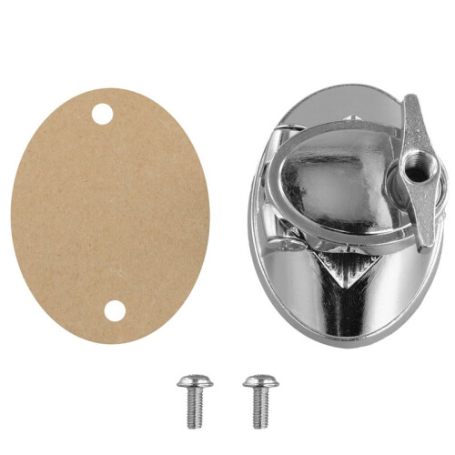 2X Bass Drum Mount Bracket Chrome Floor Drum Leg Bracket for Percussion Instrument Accessories 1