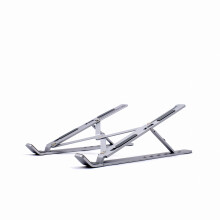 Aluminum Foldable Adjustable Laptop Stand with SixLevel Height Adjustment and Ergonomic Screen Elevation
