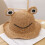 Children's Frog Straw Hat Outing Handmade Fisherman Hat 4