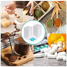 500 Pack Weigh Boats Medium 100Ml Square Disposable Plastic Trays for Scale Anti Static Plastic Pan Lab Weighing Dishes