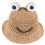 Children's Frog Straw Hat Outing Handmade Fisherman Hat 6