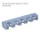 Wall Mounted Broom and Mop Holder, Space Saving Plastic Organizer Rack for Bathroom 5