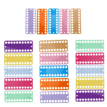 Embroidery Floss Organizer with 20 Plastic Bobbins, Cross Stitch Thread Holder and Storage Board