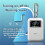 2X Mobile CO2 Monitor NDIR Sensor Carbon Dioxide Detector Indoor CO2 Testing Manager NDIR Sensor with Hook 5