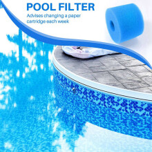 50Pcs for Pure Spa Reusable Washable Foam Hot Tub Filter Cartridge S1 Type Swimming Pool Filter Sponge