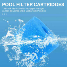50Pcs for Pure Spa Reusable Washable Foam Hot Tub Filter Cartridge S1 Type Swimming Pool Filter Sponge