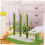 Bottle Drying Rack with Protective Smooth Brackets, Detachable Design and Removable Tray for Countertop 3