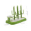 Bottle Drying Rack with Protective Smooth Brackets, Detachable Design and Removable Tray for Countertop 5